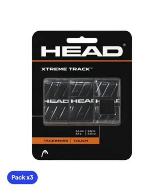Overgrip Head XtremeTrack Nero (Pacchetto x3)