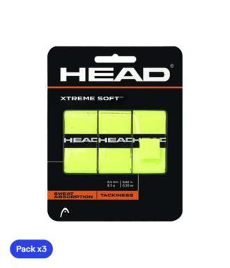 Overgrip Head XtremeSoft Giallo (Pacchetto x3)