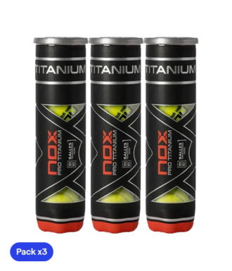 Palline da padel NOX Pro Titanium (x4)(Pacchetto x3)
