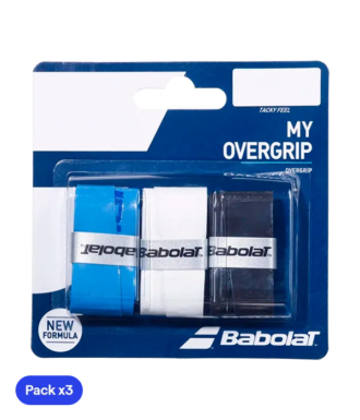 Babolat I miei overgrip Overgrip Blu/Bianco/Nero (Pacchetto x3)