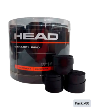 Secchio di Overgrips Head Padel Pro Nero (x60)