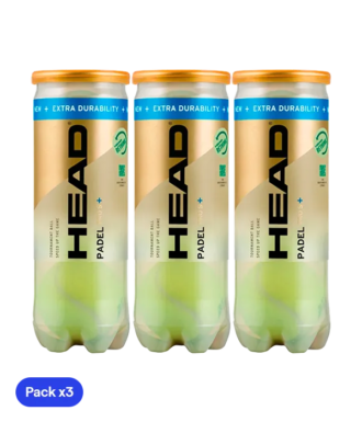 Palline da padel HEAD Padel Pro S + (Pacchetto x3)