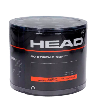 Secchio di Overgrips Head XtremeSoft Nero (x60)