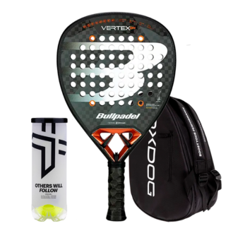 Bullpadel Padel Racket Pack VERTEX 04 + Padel bag Oxdog Ultra Tour Black + Oxdog Padel Balls BOOST+