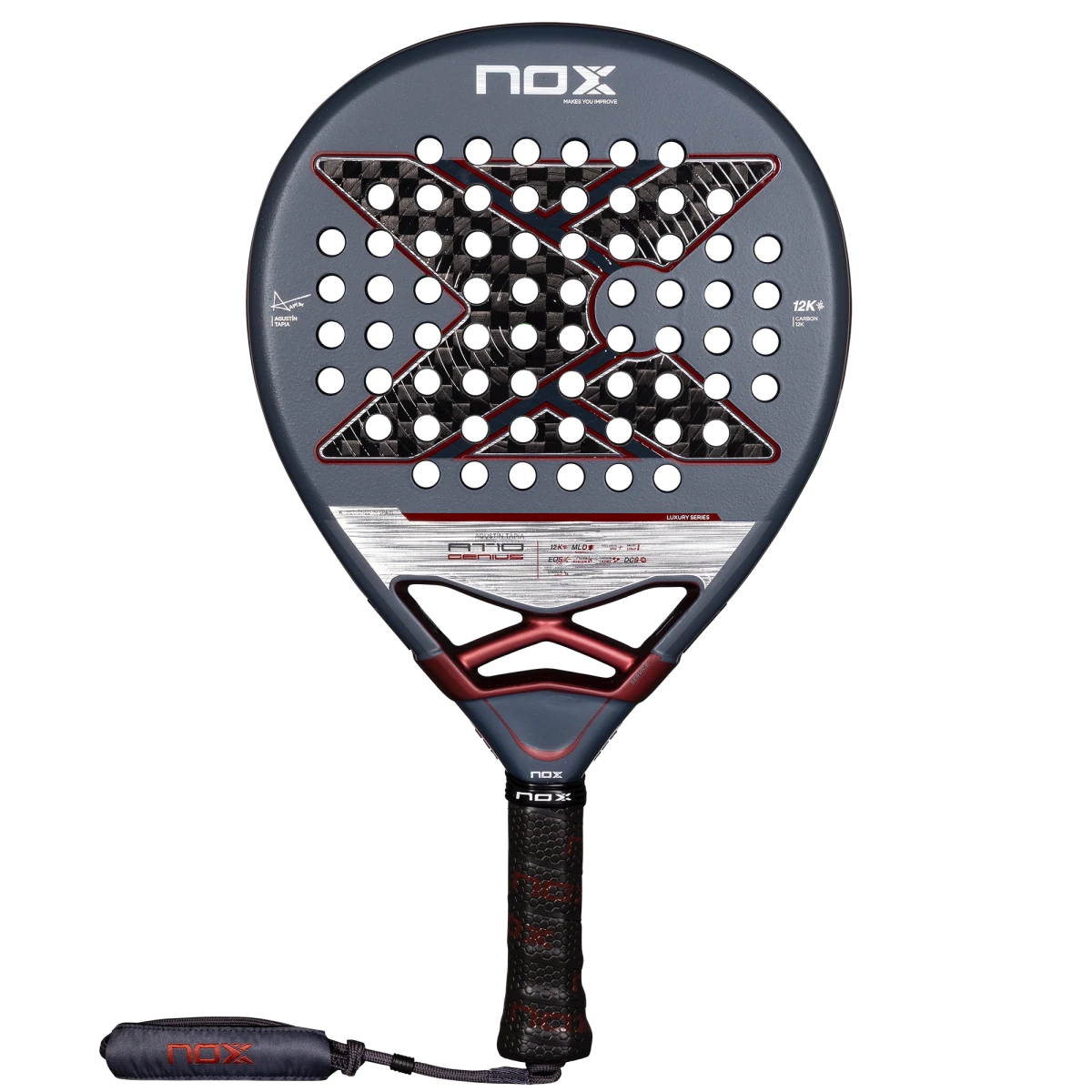 Padelschläger NOX AT10 Genius 12K 2025 Agustín Tapia